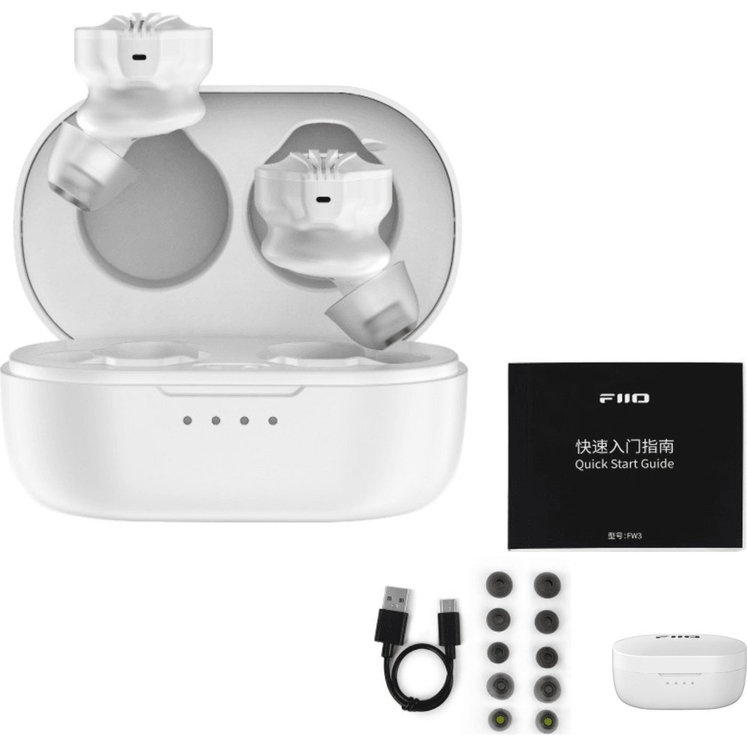 Слушалки FiiO FW3, бели