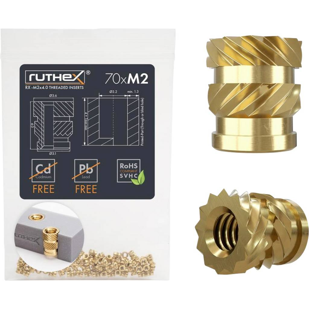 ruthex menetes betét RX-M2x4 (GE-M2x04-001) (GE-M2x04-001)