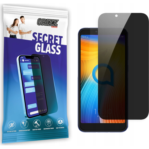  GrizzGlass Szkło prywatyzujące GrizzGlass SecretGlass do Alcatel 1S 2019
