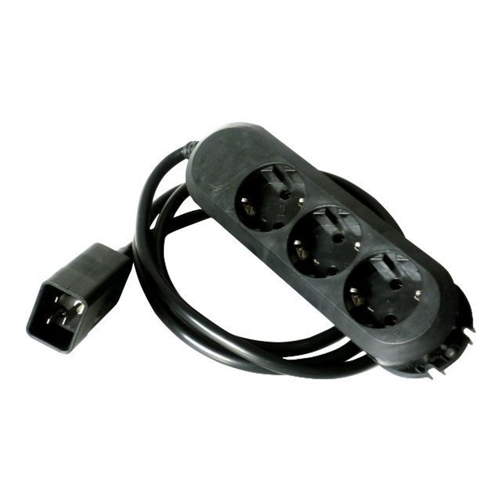 Online USV KG16A3SCH UPS elosztó 3 aljzatos 1.5m - Fekete (KG16A3SCH)