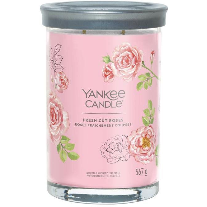 YANKEE CANDLE Signature 2 kanóc Fresh Cut Roses 567 g (5038581143606)