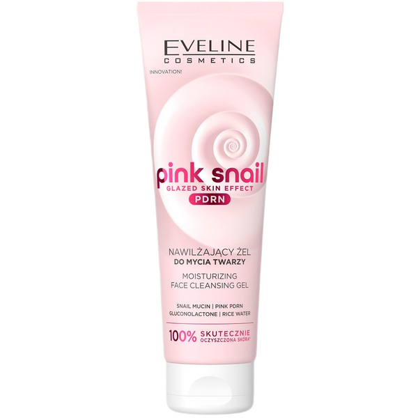 Eveline EVELINE PINK SNAIL Żel d/mycia twarzy 140ml