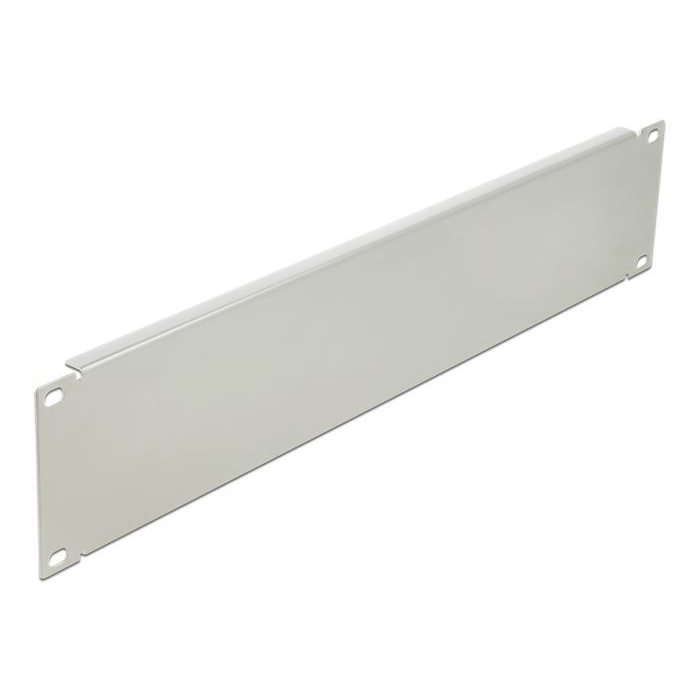 Delock 19” hálózati szekrényekhez 2U-s tömör borító szürke (66534) (delock66534)