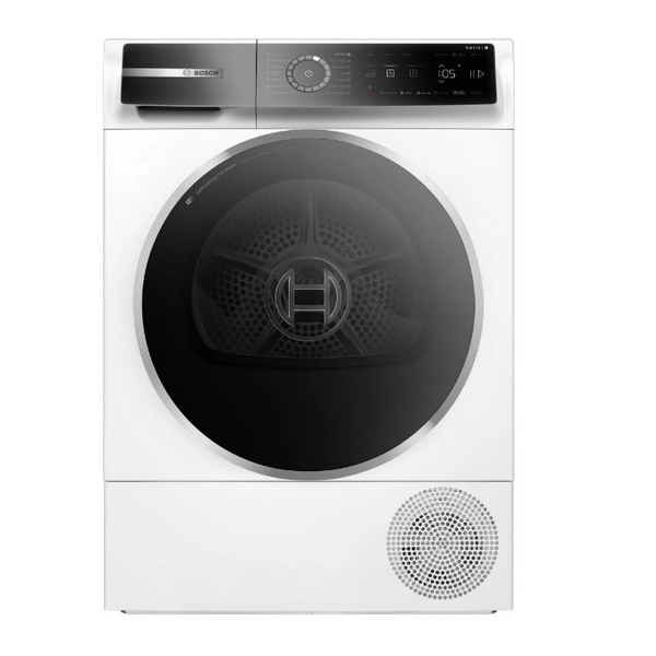 Bosch Serie 8 WQB246COBY барабанна сушилна машина Свободно стоящ Предно зареждане 9 кг A+++ Бяла