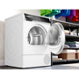 Bosch Serie 8 WQB246COBY барабанна сушилна машина Свободно стоящ Предно зареждане 9 кг A+++ Бяла