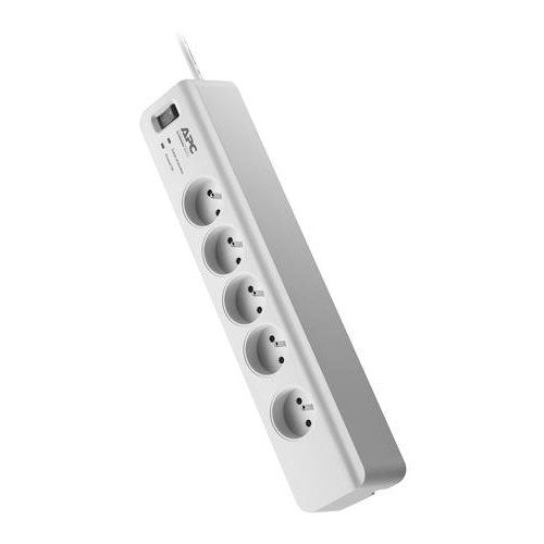 APC PM5-FR túlfeszültségvédő Fehér 5 AC kimenet(ek) 230 V 1,83 M (PM5-FR)