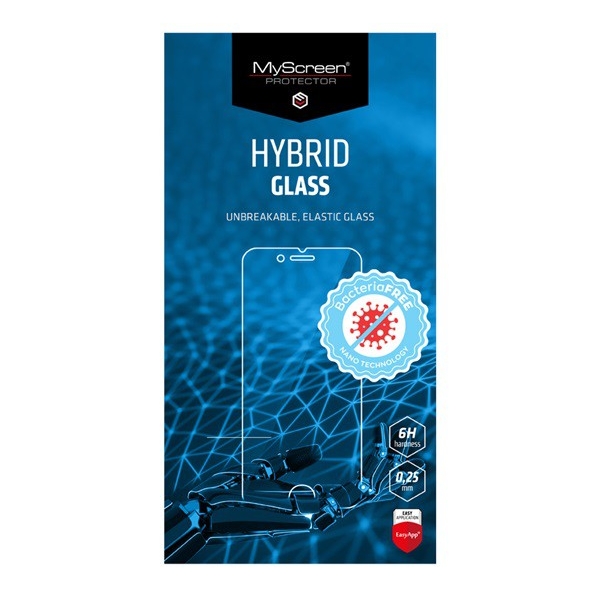 MYSCREEN DIAMOND HYBRIDGLASS BacteriaFREE képernyővédő üveg (flexibilis, antibakteriális, 3H, NEM íves) ÁTLÁTSZÓ [Samsung Galaxy A32 5G (SM-A326)]