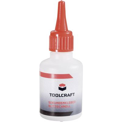 Pillanatragasztó, villámgyors 50g, TOOLCRAFT SG15.F50 (SG15.F50)
