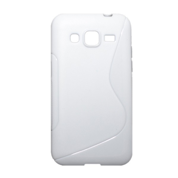 Szilikon telefonvédő (S-line) FEHÉR [Samsung Galaxy Core Prime LTE (SM-G361)] (5996457528462)