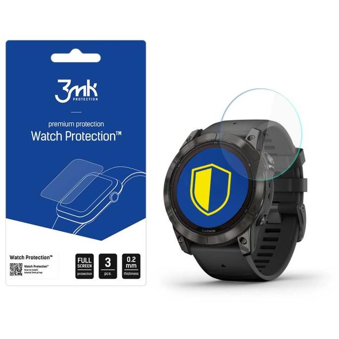 3MK Watch Protection FlexibleGlass Garmin Fenix 7X 51mm üvegfólia - hibrid (5903108459372)