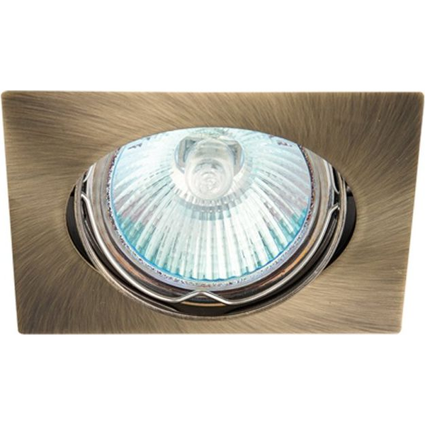  GREENLUX Oczko halogenowe 12V MR16 GU5,3 50W patynowy mosiądz (GXPL033)