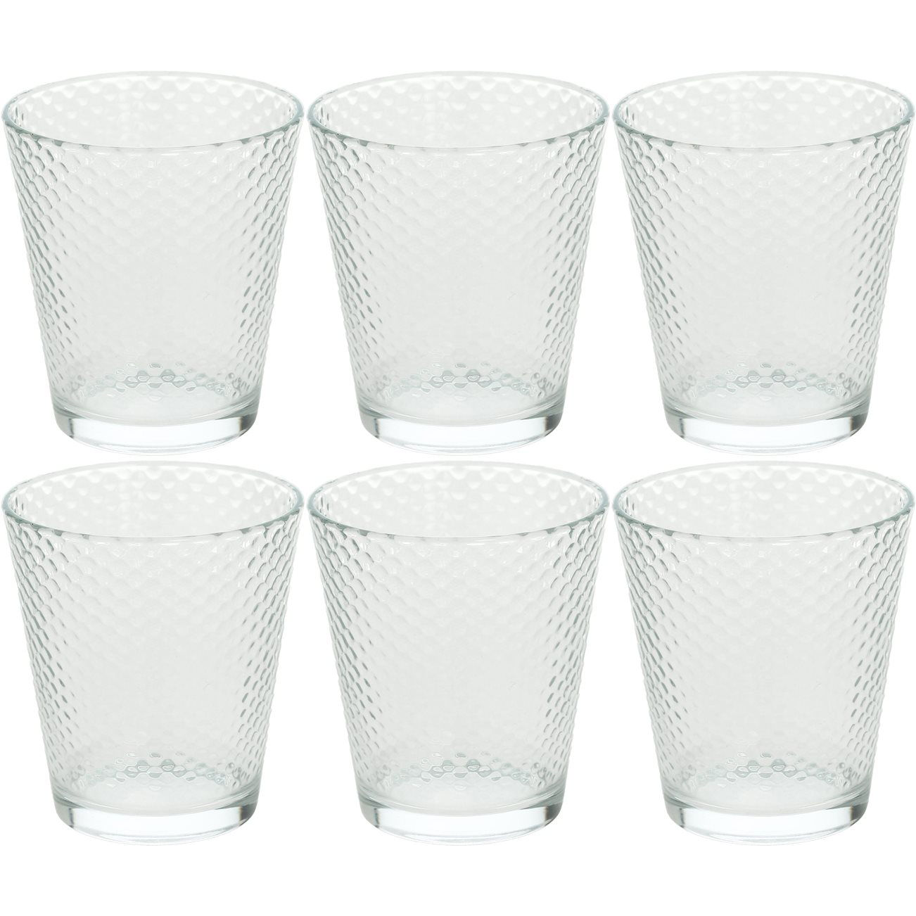 Tognana 6 db pohár készletet 340 ml GOLF TRASPARENTE (N3585D6TRAS)