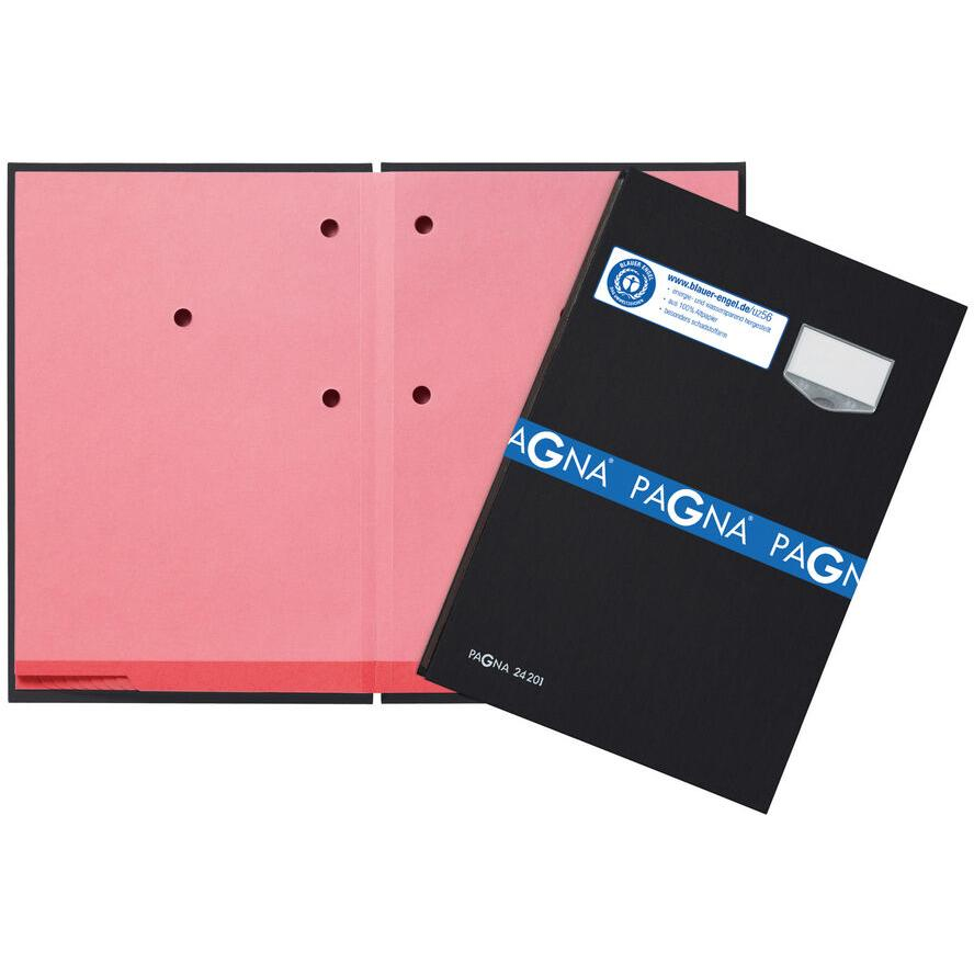 PAGNA Unterschriftsmappe DE LUXE Stoffeinband 20 Fächer schw (24201-04) (24201-04)