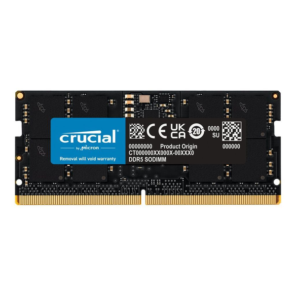 Crucial 16GB DDR5 5600MHz SO-DIMM CL46 notebook memória