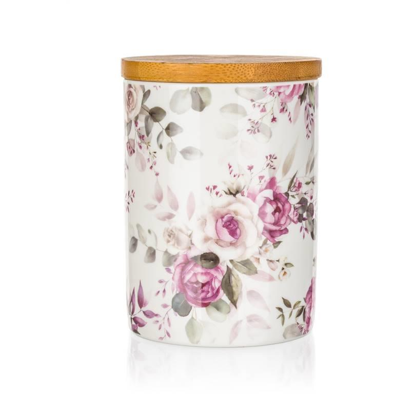 BANQUET ROSE tárolóedény fedéllel, 13×10 cm, 2 db (A26797)