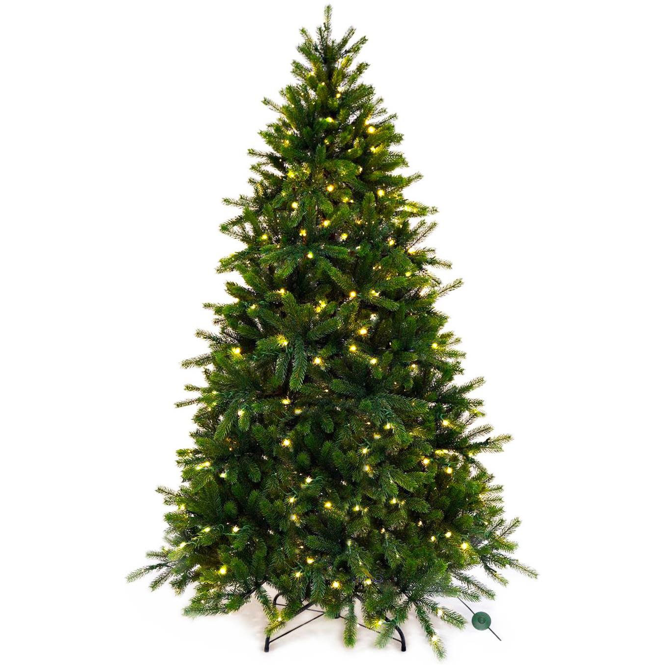 LAALU karácsonyfa 3D LED világítással - Merlin fenyő, 210 cm (LAU-210MLED)