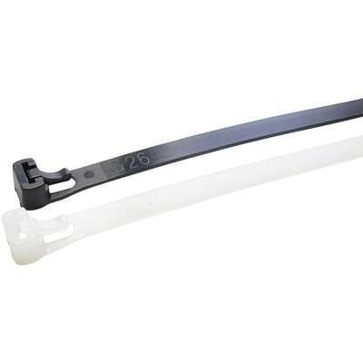 WKK 118127971 118127971 Kábelkötöző 200 mm 7.60 mm Natúr Nyitható, UV stabilizált, Olajálló, Oldószerálló, Benzinálló 100 db (118127971)