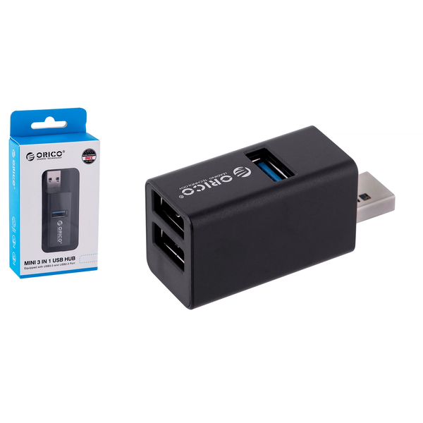 USB 3.1 x3 mini hub bez hliníkového kabelu Orico