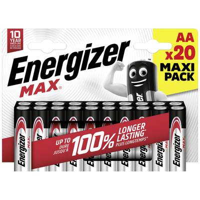 Energizer  Max Ceruzaelem Alkáli mangán 1.5 V 20 db (E303331600)