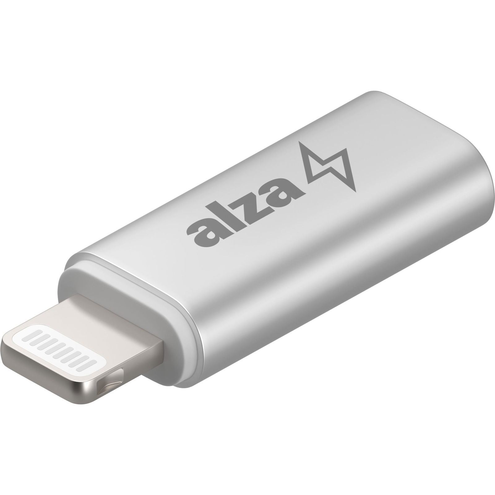 AlzaPower USB-C (F) to Lightning MFi (M) - ezüst (APW-ADTCMFI01S)