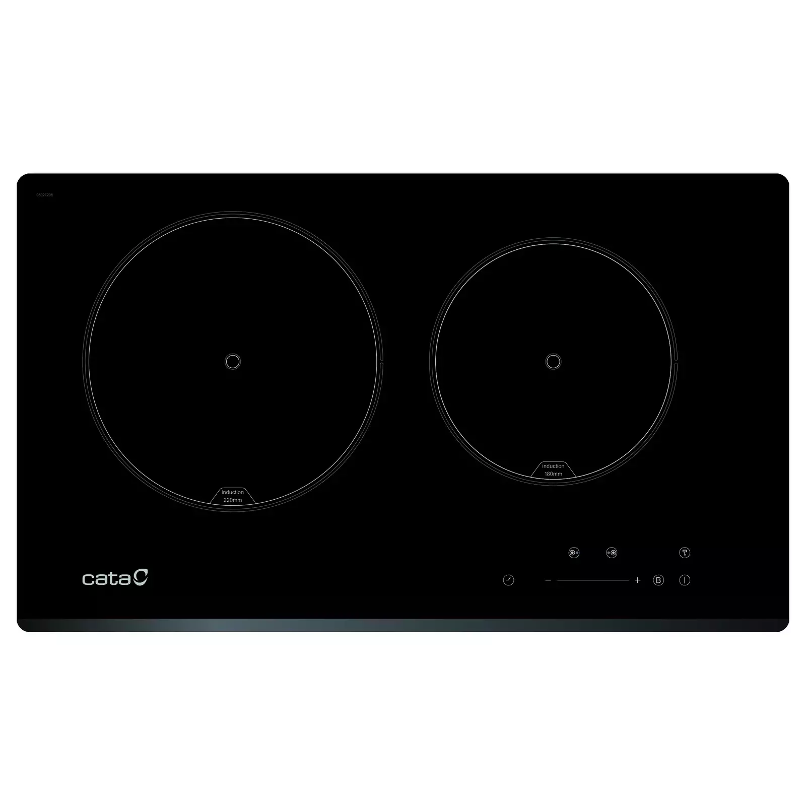 Cata IB-2 PLUS BK Beépíthető indukciós főzőlap - Fekete (08027208)
