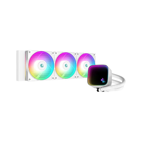 DeepCool LS720 SE WH Processor Alles-in-één vloeistofkoeler 12 cm Wit 1 stuk(s)