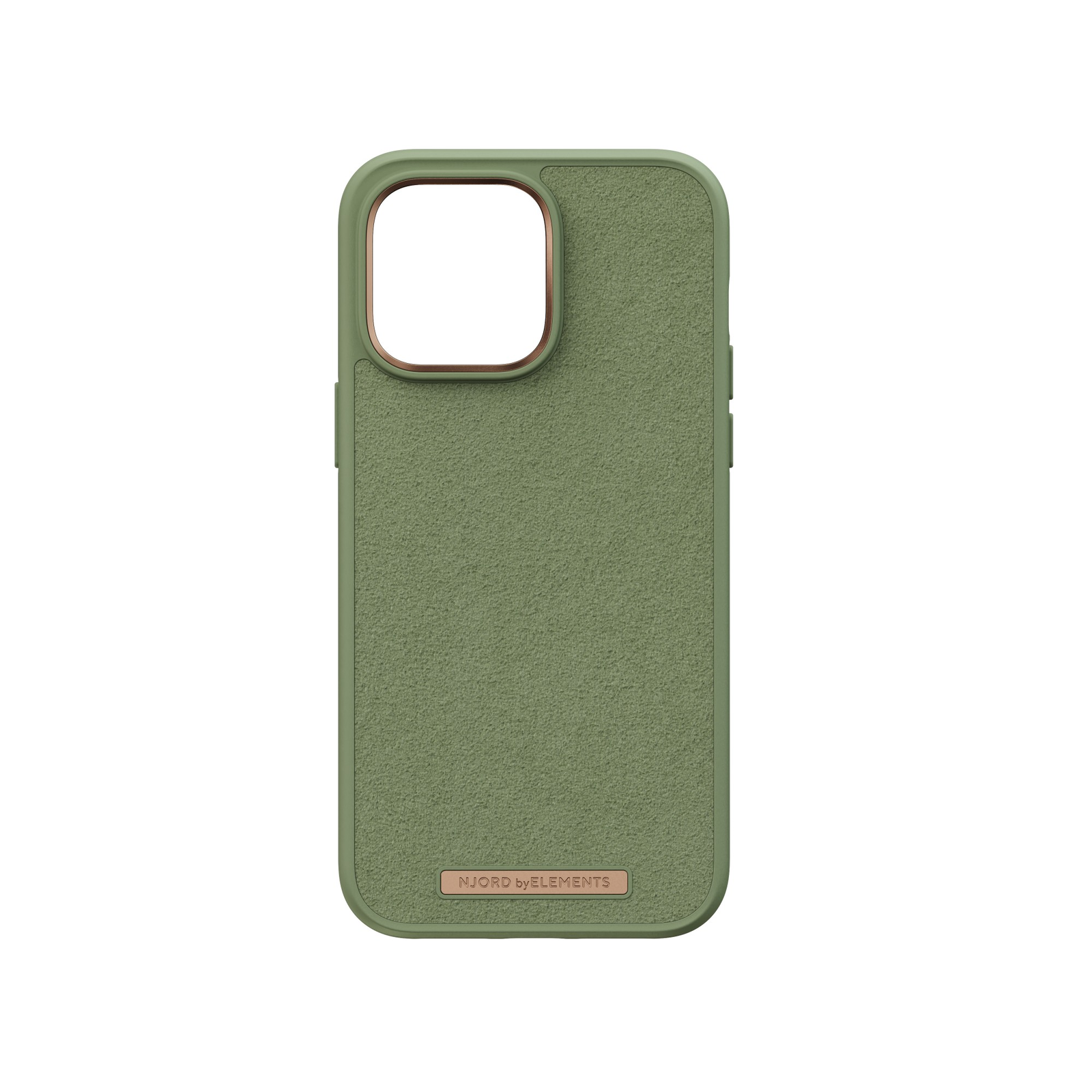 Njord Suede Apple iPhone 14 Pro Max Tok - Zöld (NA44CM06)
