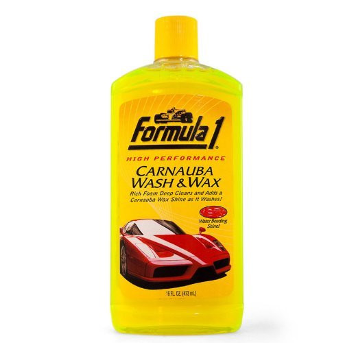 Formula 1, Carnauba Wash & Wax, Sampon+Wax, 473ml (30615016)