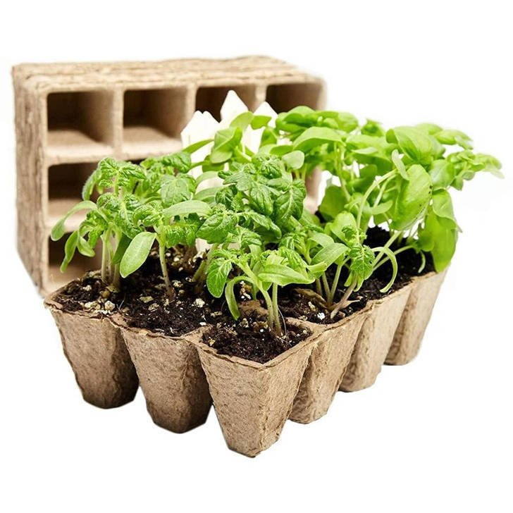 IGOTREND tőzegcserép, 6 × 12, 21 × 17 × 4,5 cm, 6 db (5900779833227)