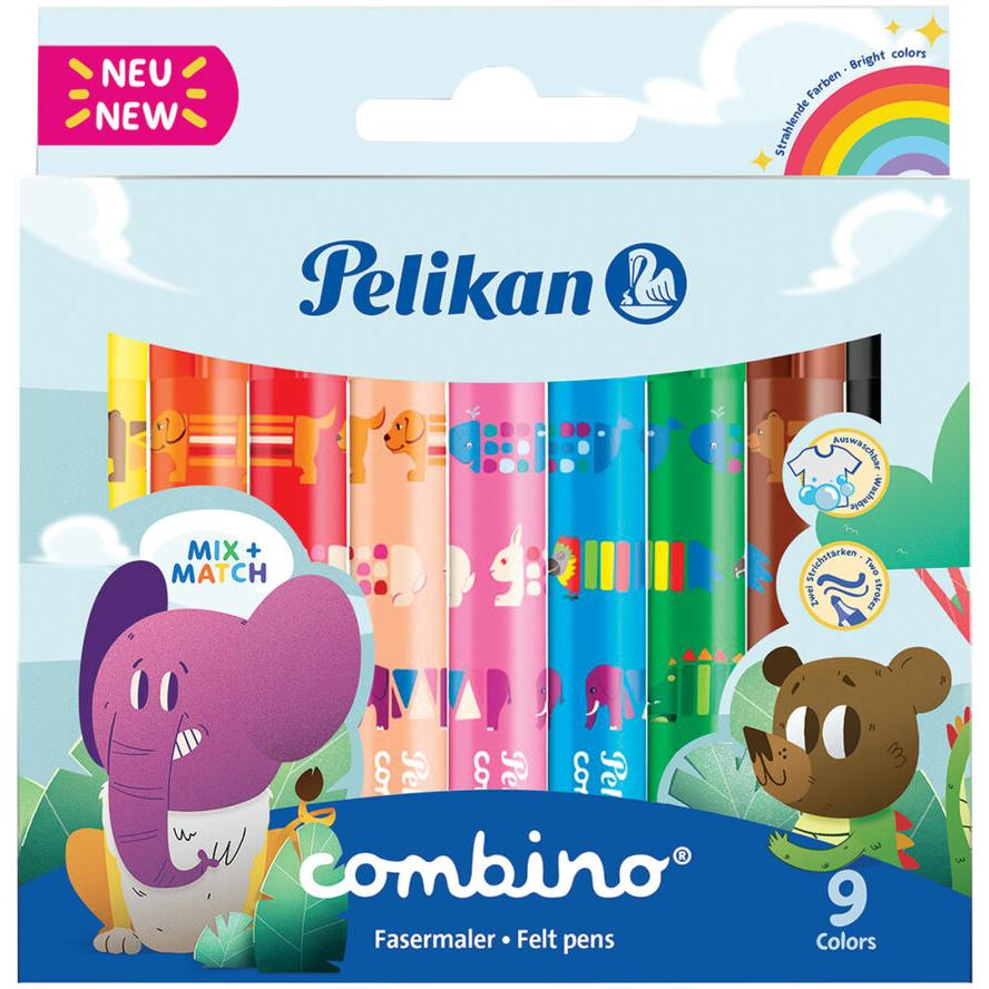Pelikan Combino Super Vastag filctoll - Vegyes (814553)