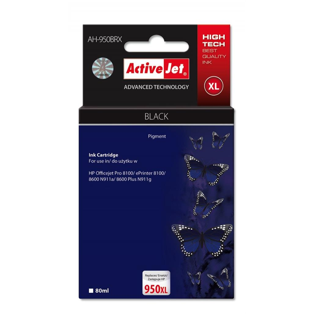 ActiveJet (HP CN045AE 950XL) Tintapatron Fekete (EXPACJAHP0159)
