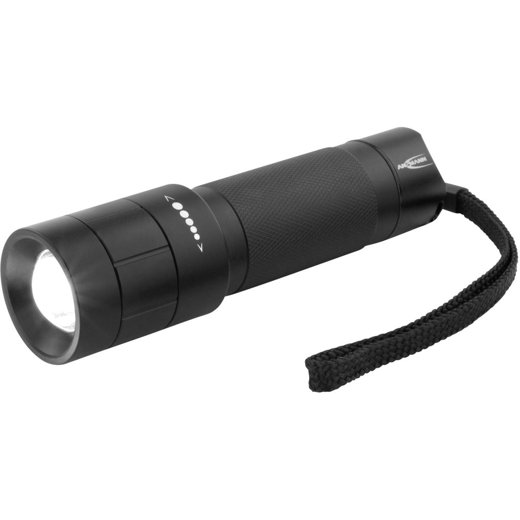 Ansmann M250F LED Kézilámpa Övcsíptetővel, Csuklópánttal 260 lm (1600-0171) (1600-0171)