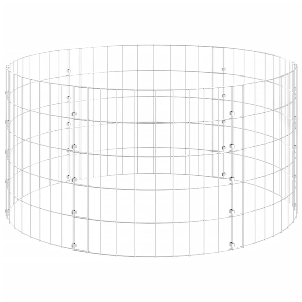 Stâlp de gabion, Ø100x50 cm, oțel galvanizat, circular