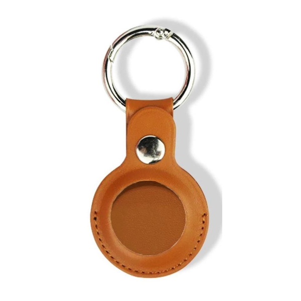 Tactical Airtag Beam Leather tok AirTag készülékhez barna