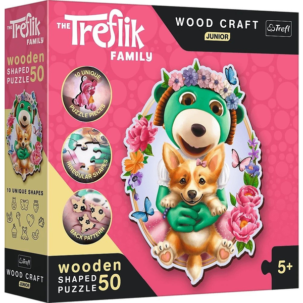 Trefl Happy Trefliks Puslespil 50 stk Dyr
