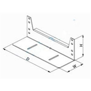 Conteg tartó sínpár 900mm (CDP-DU-900) (CDP-DU-900)
