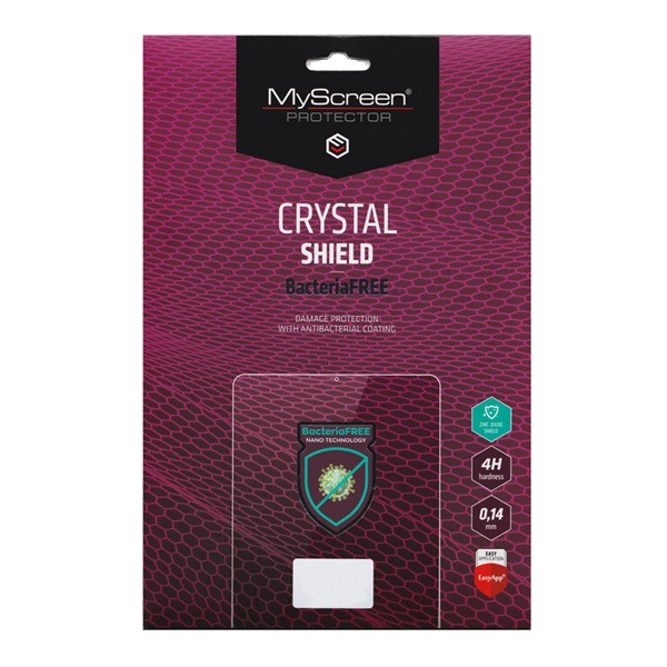 Huawei Mediapad T5 10 WIFI / Mediapad T5 10 LTE Myscreen кристално безбактериално протекторно фолио за екран (антибактериално, 4h, не извито) прозрачно