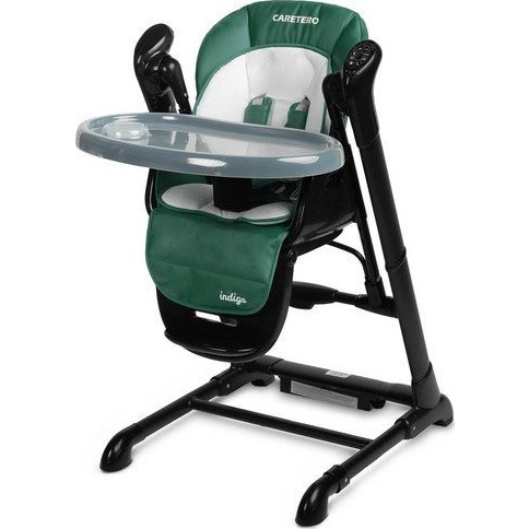Caretero KRZESEŁKO + HUŚTAWKA INDIGO BLACK GREEN