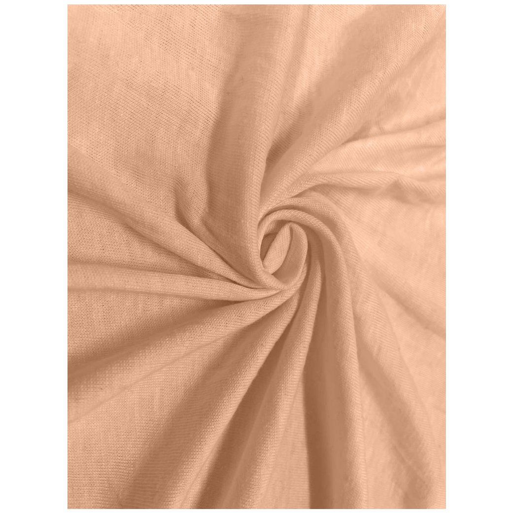 Kaptan Jersey Lux crib sheet 60x120 cm apricot (5693222720-005)