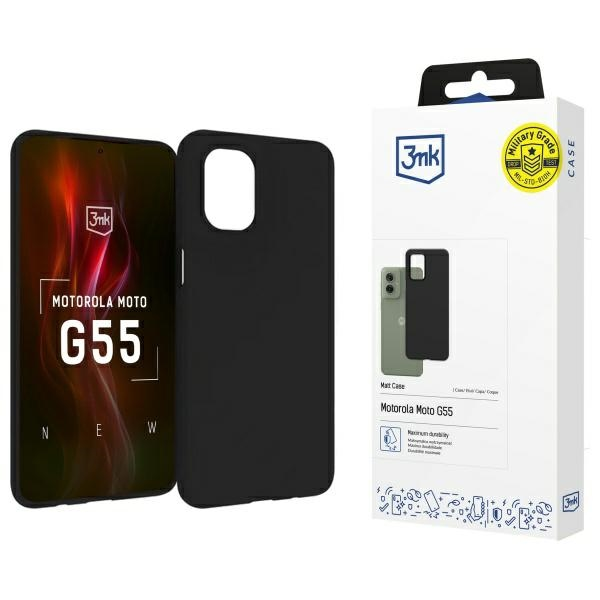 Zadní Kryt 3mk pro Motorola Moto G55 černý