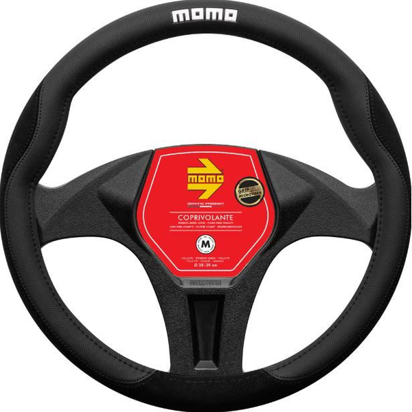 Momo Carbon kormányvédő 38-39cm fekete-fehér (30SWC0COMBK)