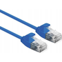 Roline 21.15.3944 RJ45 Hálózati kábel, patchkábel CAT 6A U/UTP 1.50 m Kék Árnyékolatlan, Halogénmentes, Lángálló 1 db