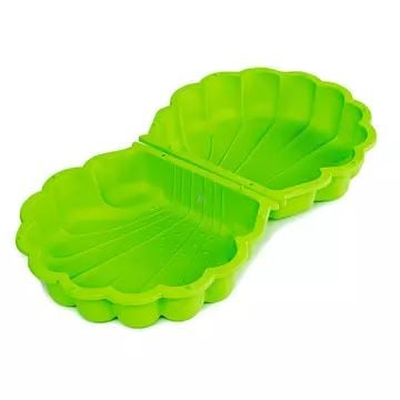 Paradiso 2 részes kagyló alakú homokozó zöld (T02221) (T02221)