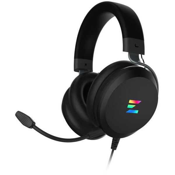 Zalman ZM-HPS610 7.1 Surround Gaming mikrofonos fejhallgató fekete