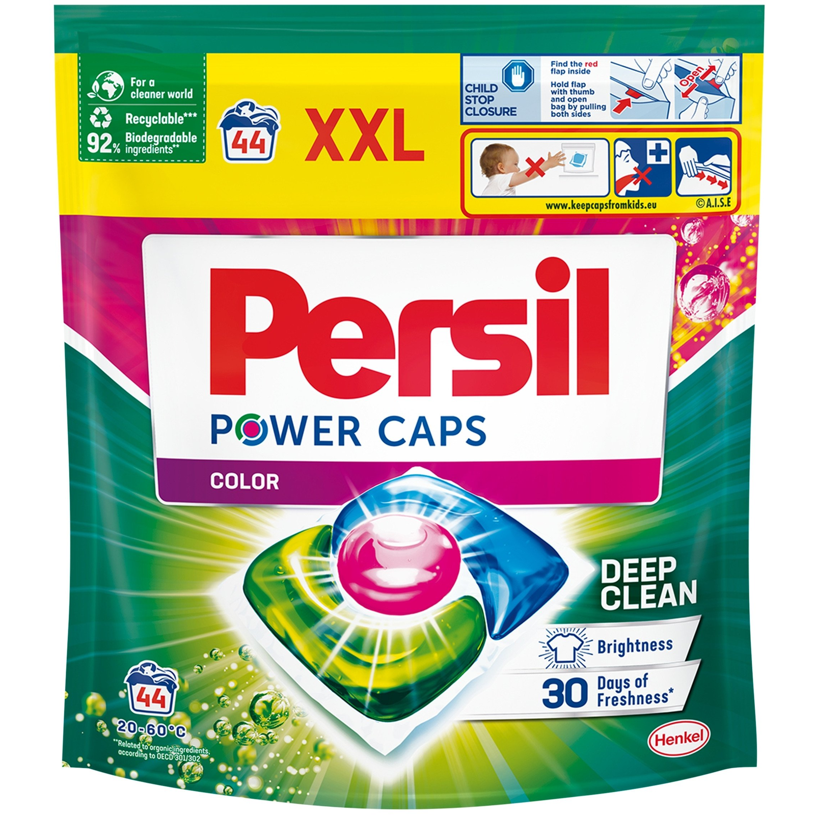 Persil Power Caps Color 44 db mosókapszula - univerzális (9000101805161)