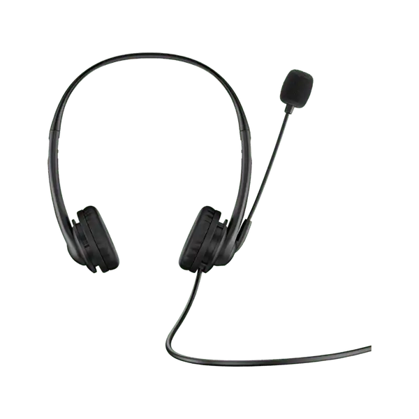 HP Stereo USB Headset G2 Slúchadlá s mikrofónom Kábel Pres hlavu Kancelária / call centrum Čierna
