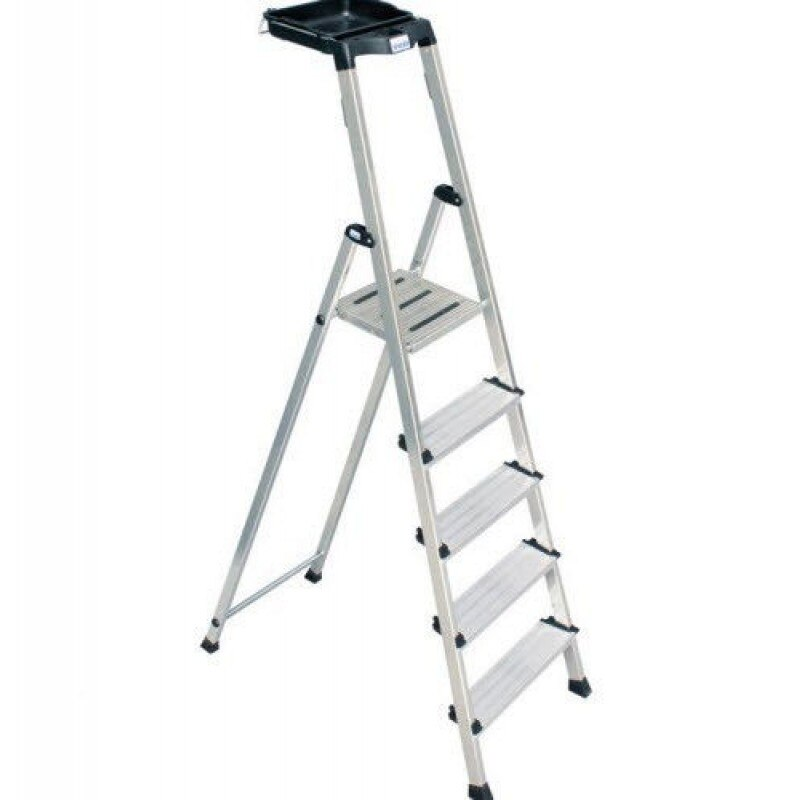 Krause Secury 126535 5 lépcsőfokos alumínium állólétra (126535)