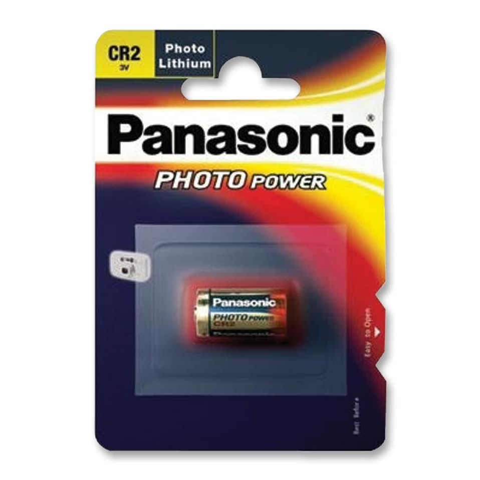Panasonic CR2 3V lítium fotóelem (1db/csomag) (CR-2L/1BP) (CR-2L/1BP)