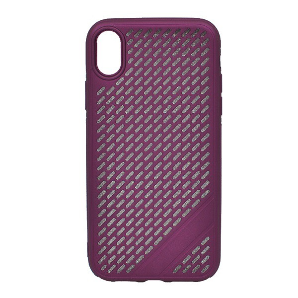 Szilikon telefonvédő (lyukacsos) LILA [Apple iPhone XR 6.1] (5996457803026)