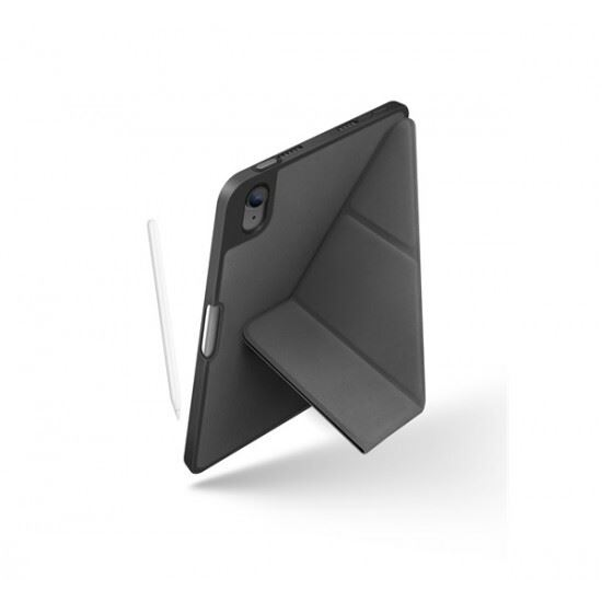 Калъф UNIQ Transforma за Apple iPad Mini 2021 6 Gen, антимикробен, въглен, сив